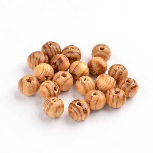 Original Color Natural Wood Beads