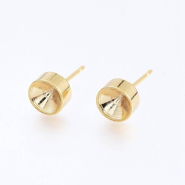 304 Stainless Steel Stud Earring Settings