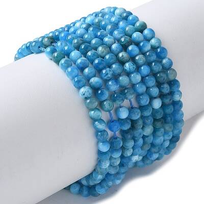 Natural Apatite Beads Strands