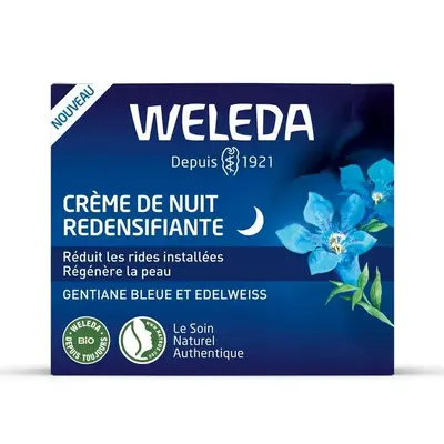 Weleda ORGANIC Blue Gentian and Edelweiss Redensifying Night Cream 40ml
