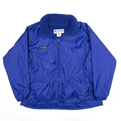 COLUMBIA Insulated Fleece Lined Coat Purple Womens 2XL