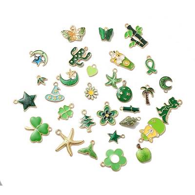 Alloy Enamel Pendants