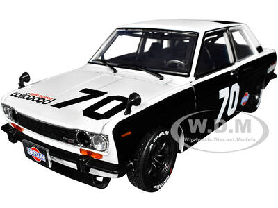 1970 Datsun 510 70 Black and White \