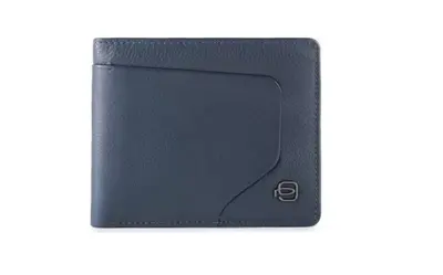 Piquadro, Leather wallet, Pu4518Aor, ultramarine blue, for men
