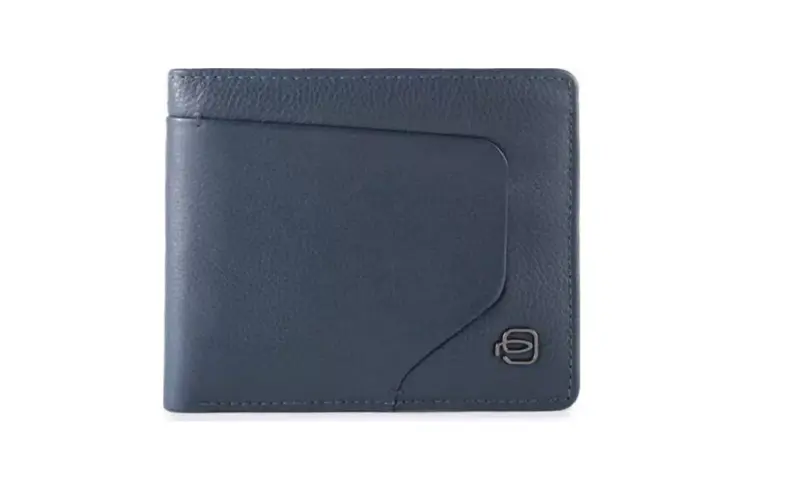 Piquadro, Leather wallet, Pu4518Aor, ultramarine blue, for men