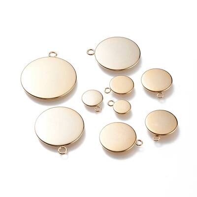 201 Stainless Steel Pendant Cabochon Setting