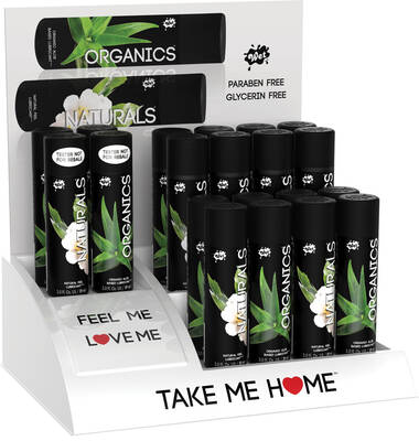 Wet Organic and Wet Natruals Counter Display
