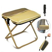 Portable Folding Stool with Carry Bag, Lightweight Foldable Stool, Outdoor Chair with Pocket, Travel, Bbq, Fishing, Beach, Pi...