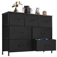 Dresser for Bedroom, Storage Drawers, TV Stand Fabric Storage Tower with 7 Drawers, Chest of Drawers with Fabric Bins， for ...