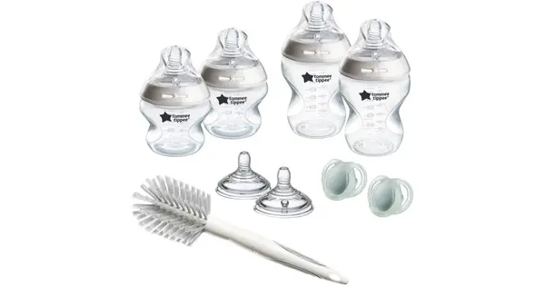 Tommee Tippee Natural Start Anti-Colic Self-Sterilizing Baby Set 0m+ White