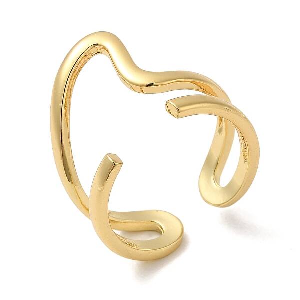 Brass Open Cuff Rings