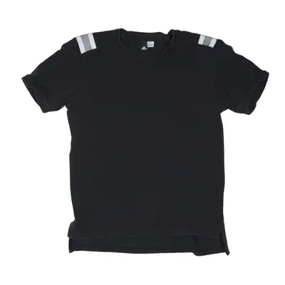 ADIDAS T-Shirt Black Short Sleeve Mens S