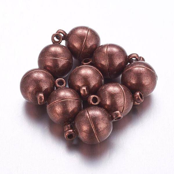 Brass Magnetic Clasps with Loops
