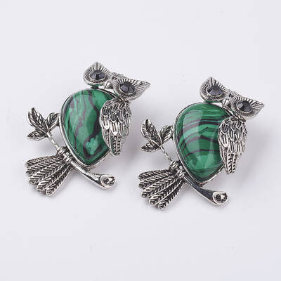 Natural Malachite Pendants