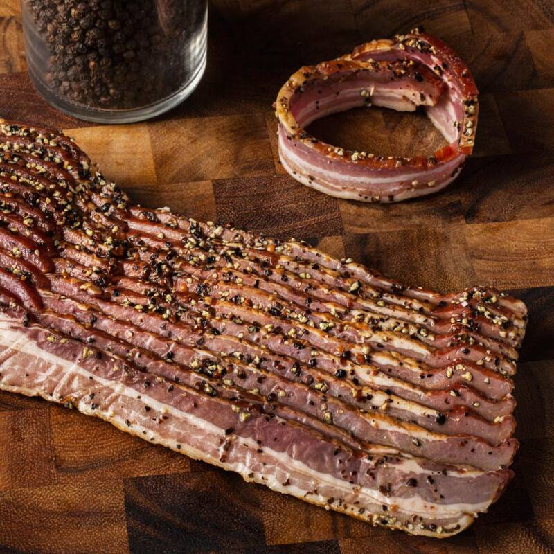 BlackboxMeats Sliced Peppered Smoked Bacon, 1lb