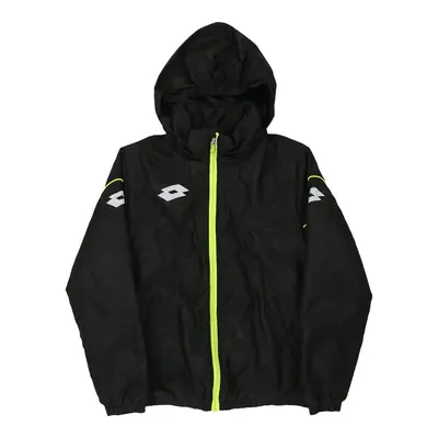 Age 11-12 Lotto Jacket - Medium Black Polyester