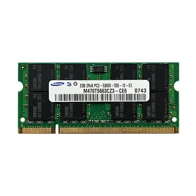 M470T5663CZ3-CE6 Samsung 2GB DDR2-667MHz SODIMM 2Rx8 CL5 Memory