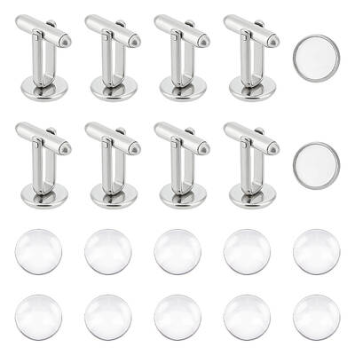 Blank Dome Cufflinks Making Kit
