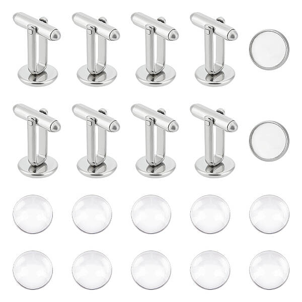 Blank Dome Cufflinks Making Kit