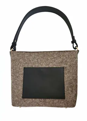 The Italiano Purse - Black brown