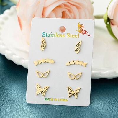 304 Stainless Steel Earring Sets