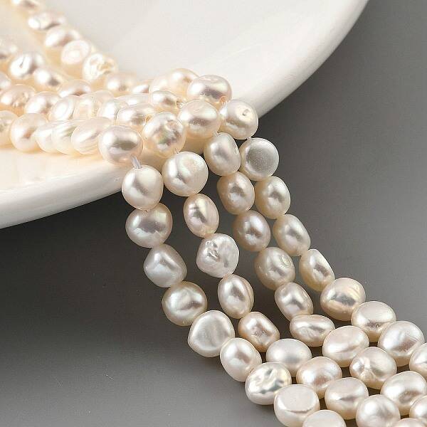 Natural Cultured Freshwater Pearl Beads Strands