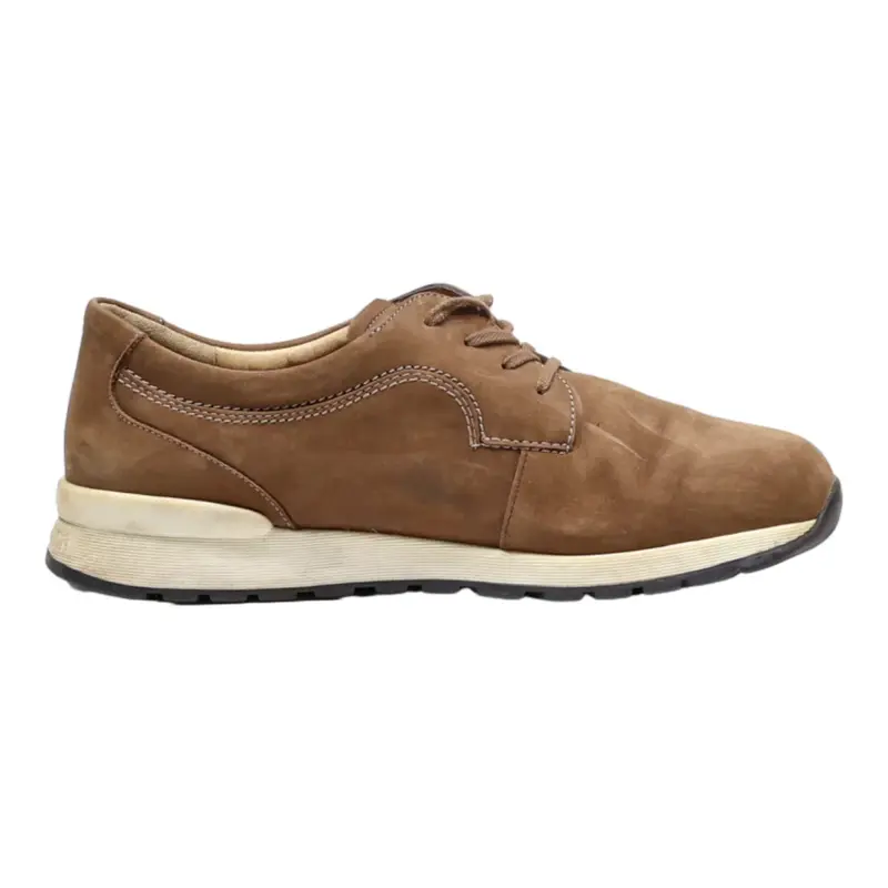 FINN COMFORT Sneaker Trainers Brown Leather Mens UK 10