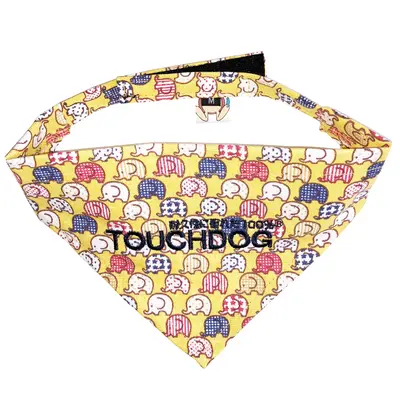 Touchdog® Bad-to-the-Bone Elephant Bandana - Medium - Aqua