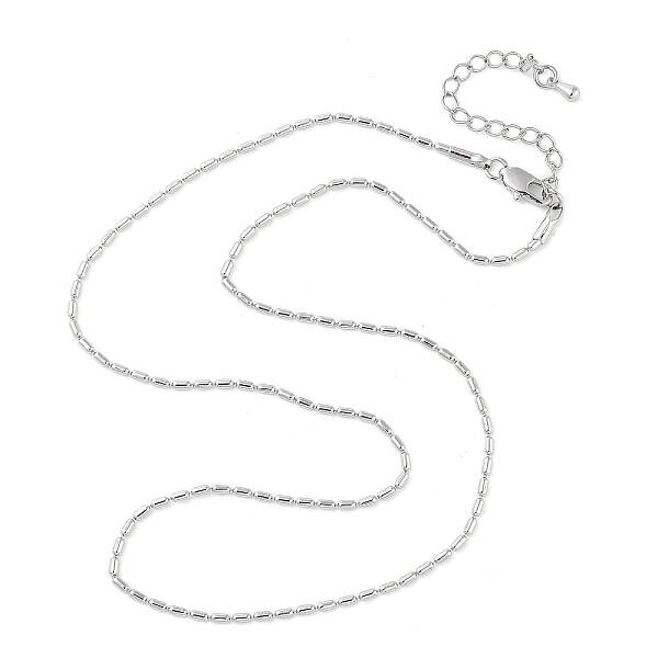 Brass Column Link Chain Necklaces for Women