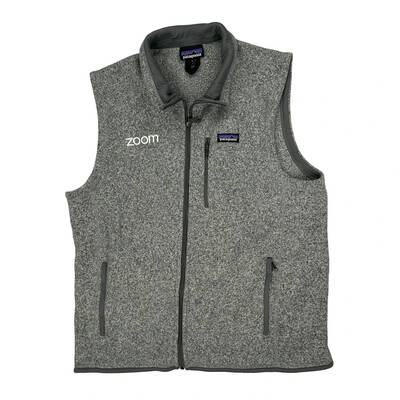 Zoom Patagonia Fleece Gilet - XL Grey Polyester | Size: x-large