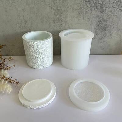 Lava Effect Column DIY Silicone Candle Cup Molds
