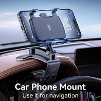 Universal Car Phone Holder Mount,360 Degrees Rotation Dashboard Phone Holder [Upgrade Clip Never Fall],car Phone Mount for iP...