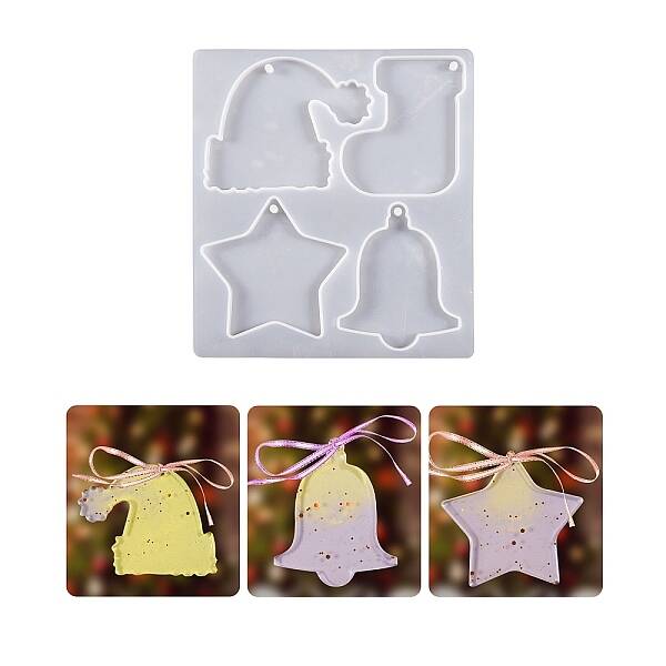 Christmas DIY Silicone Pendant Molds
