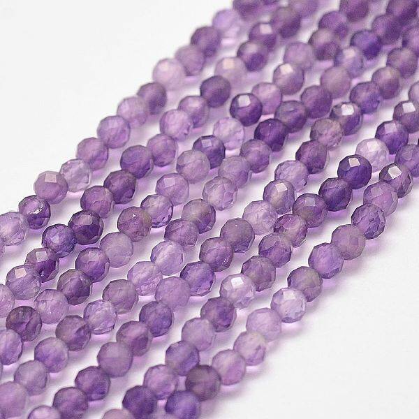 Natural Amethyst Bead Strands