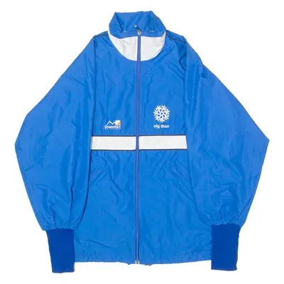 ORIENTEERING Olg Thun Mens Jacket Blue Striped S