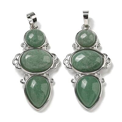Natural Green Aventurine Pendants