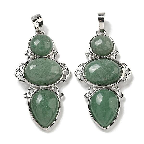Natural Green Aventurine Pendants