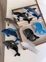 Cute Whale/dolphin/shark Design Hair Claw, White Claw Clip, Fashionable Fish Design Hair Accessories for Women & Girls, Lovel...