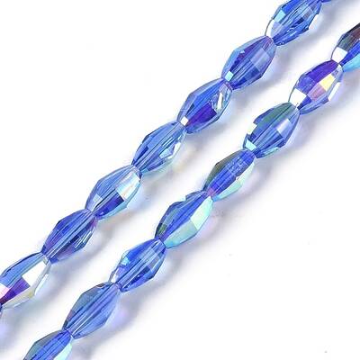 Electroplate Glass Beads Strands