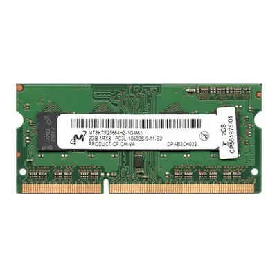 Micron MT8KTF25664HZ-1G4M1 | 2GB DDR3-1333MHz PC3-10600 Non-ECC Unbuffered SODIMM CL9 1Rx8 1.35V 204-Pin Memory Module