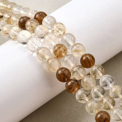 Watermelon Stone Glass Beads Strands