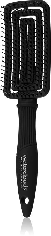 Waterclouds Black Vent Flex Small Hairbrush