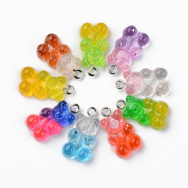 Transparent Resin Pendants