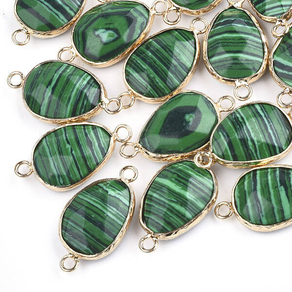Synthetic Malachite Links connectors