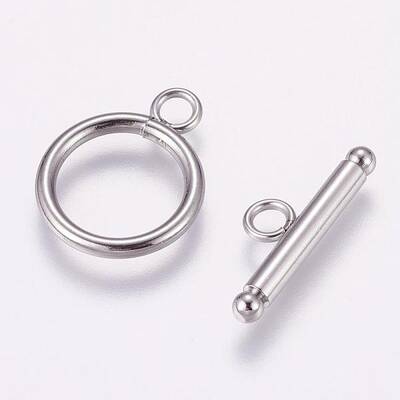 Tarnish Resistant 304 Stainless Steel Toggle Clasps