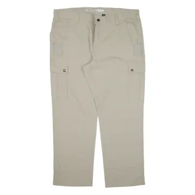CARHARTT IRR Carpenter Double-knee Cargo Workwear Mens Trousers Green Straight W40 L30