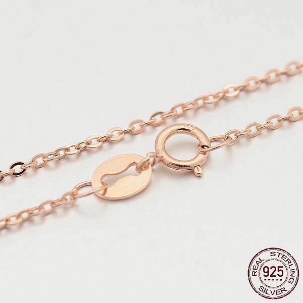 Sterling Silver Cable Chain Necklaces