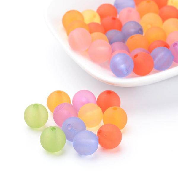 Round Transparent Acrylic Beads