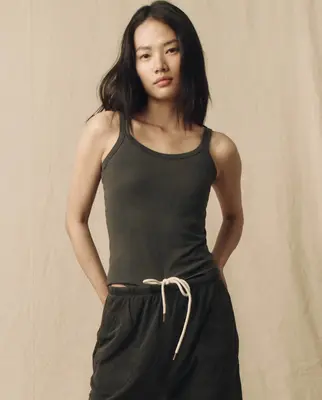 Tank Slim Washed-Black | Color: WASHED BLACK | Size: 2-M