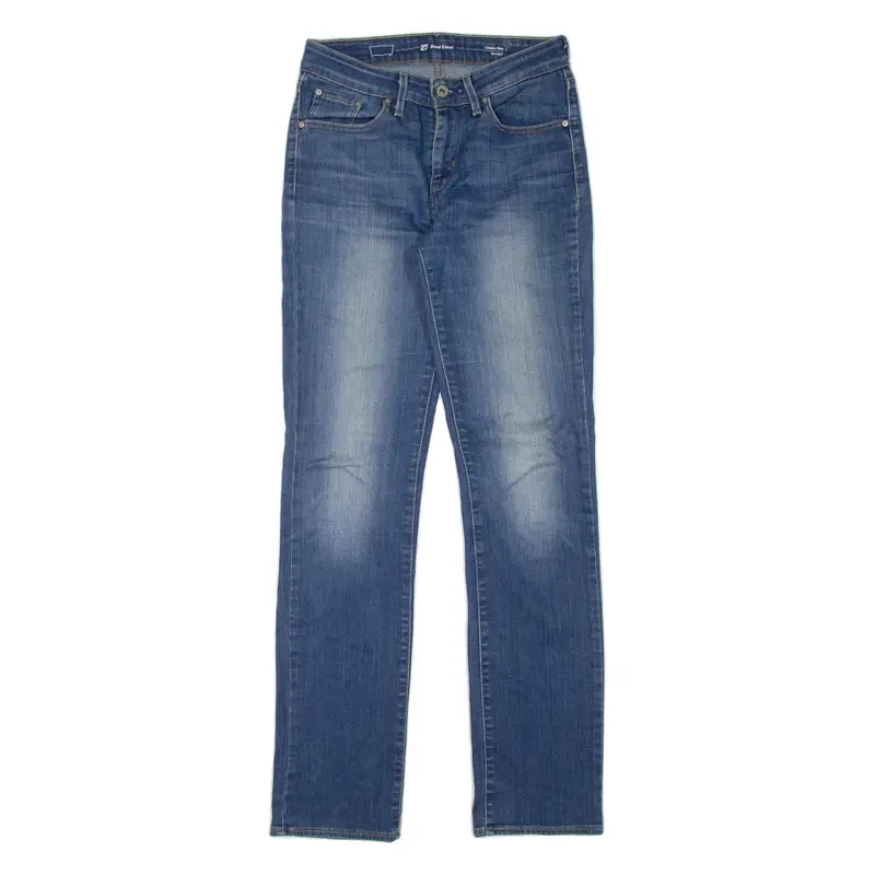 LEVI'S Classic Rise Womens Jeans Blue Regular Straight Stone Wash W27 L32